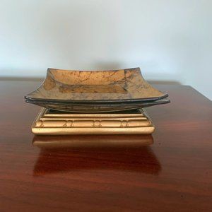 💥2/$10 Gold Candle/Trinket Holder Bundle (3 pcs)